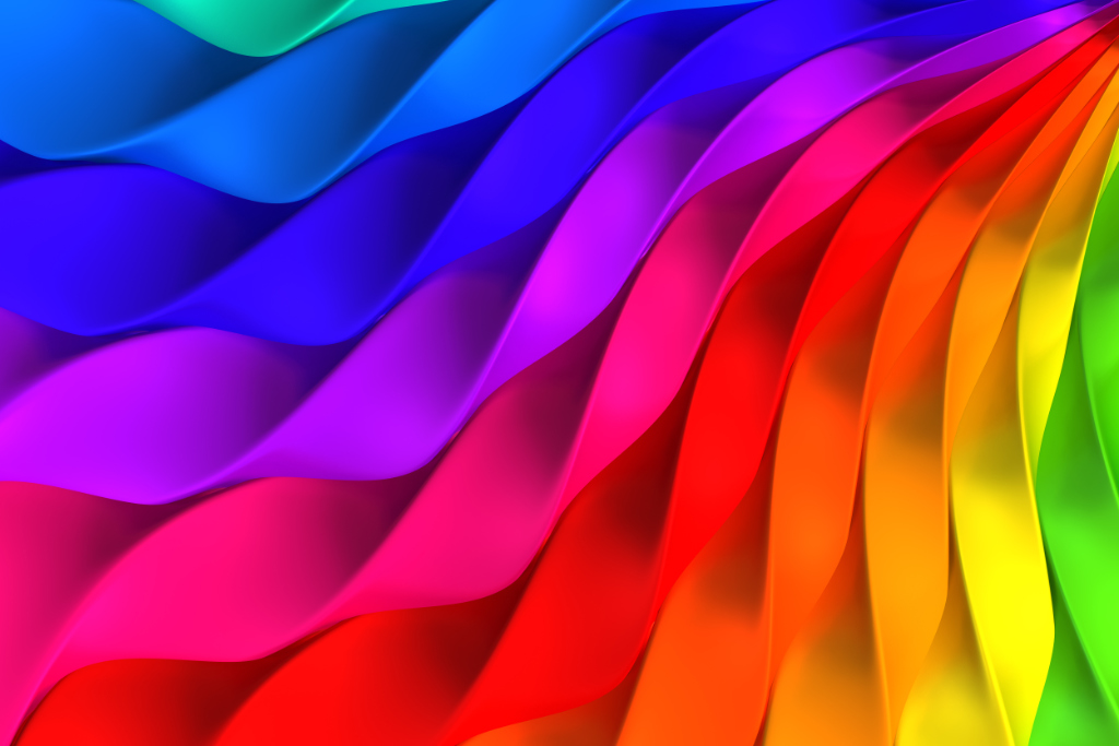 Colorful twisted stripe background